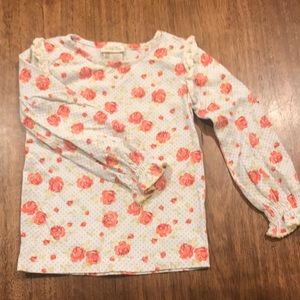 MJ long sleeve rose top